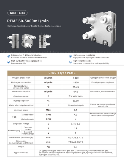 PEM Hydrogen Electrolyzer (SMALL SCALE)